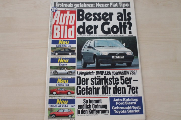 Deckblatt Auto Bild (05/1988)
